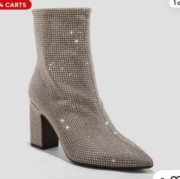 a new day Shoes - A New Day Cassidy Rhinestone-Embellished Ankle Boots